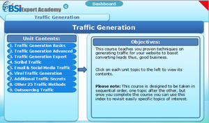 Traffic Generation - eBSI Export Academy