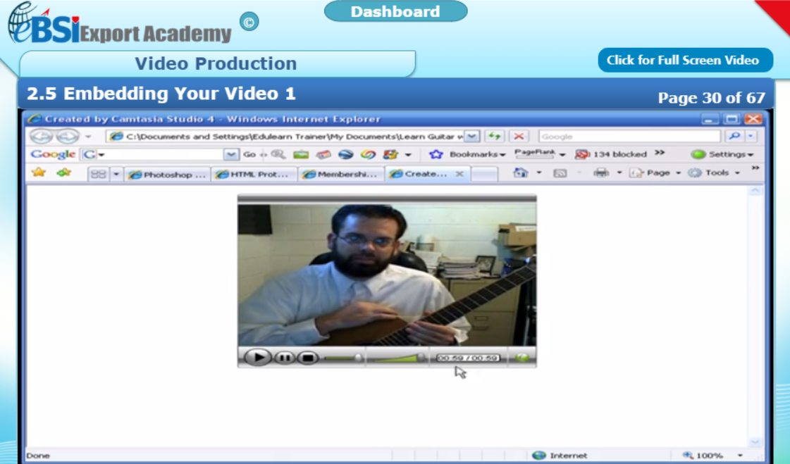 Video Production - eBSI Export Academy