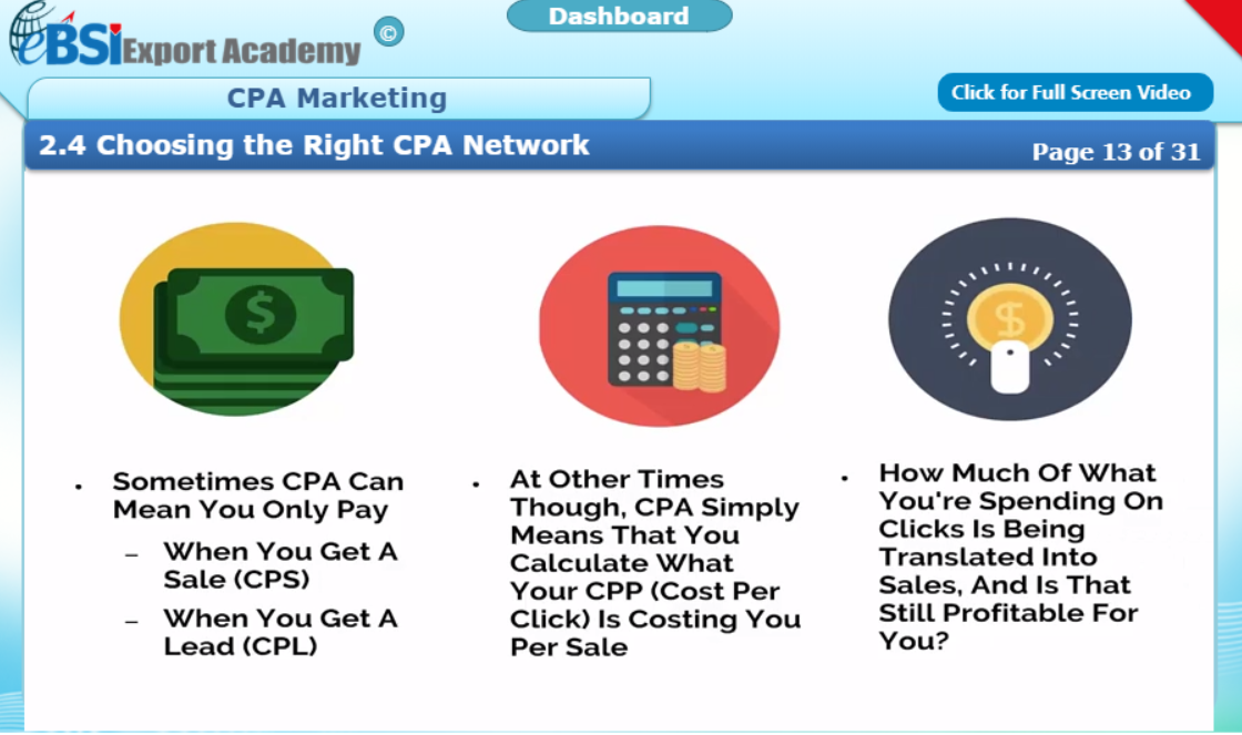 CPA Marketing - eBSI Export Academy