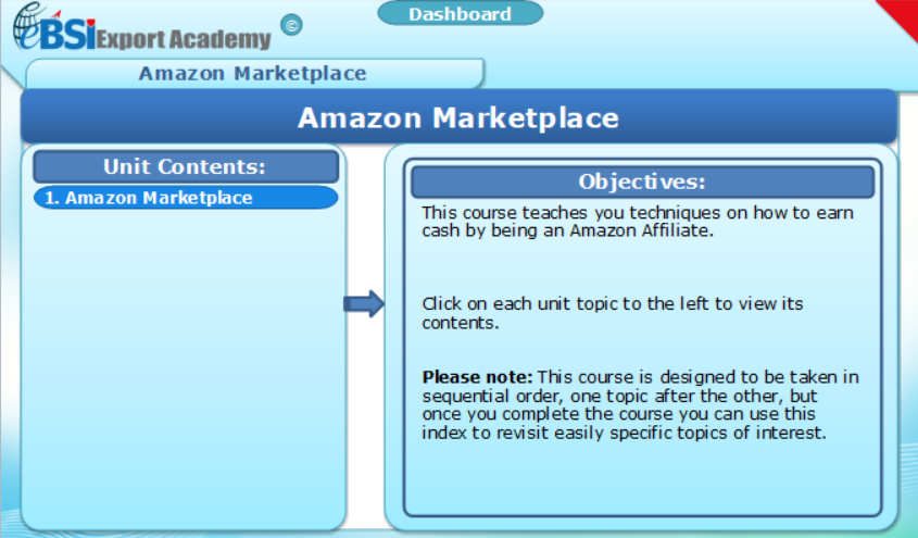 Amazon Marketplace - eBSI Export Academy