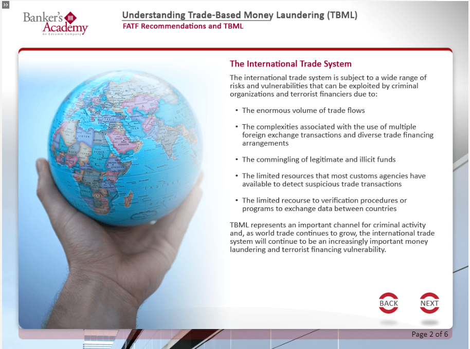Understanding Trade Based Money Laundering - eBSI Export Academy