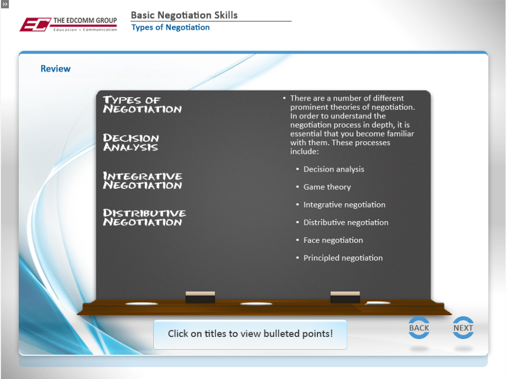 Basic Negotiation Skills - eBSI Export Academy