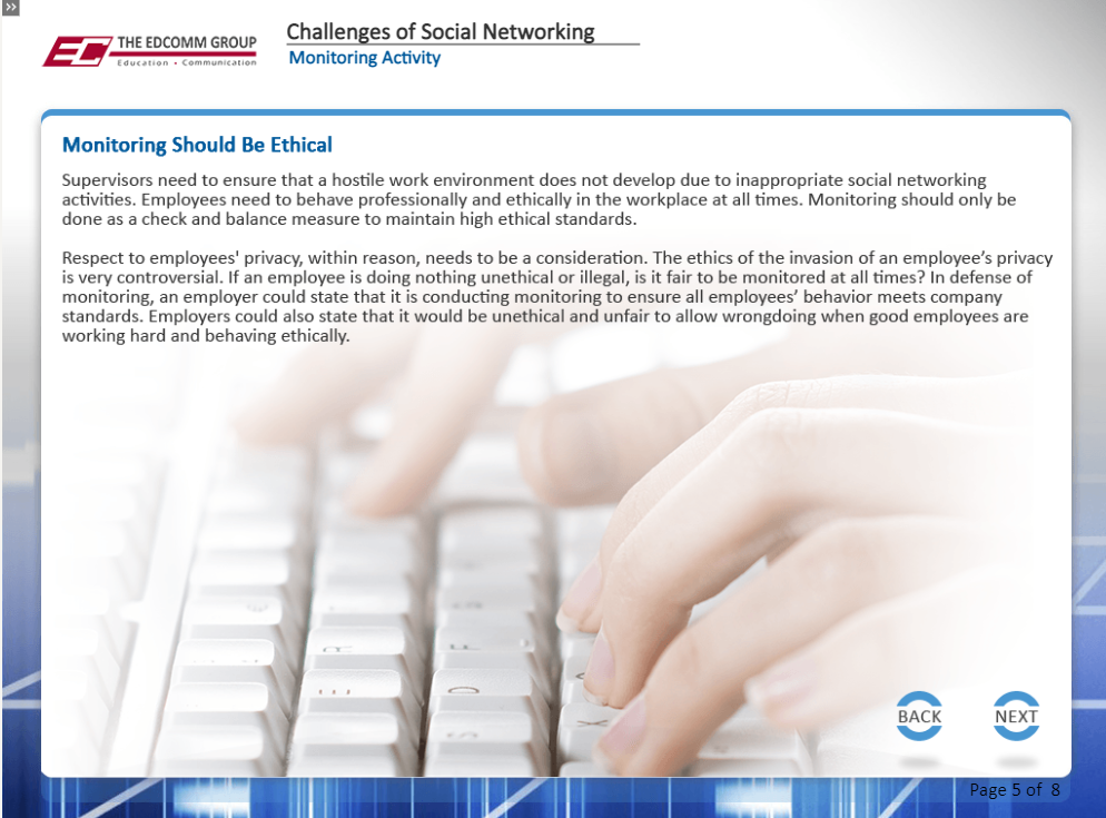 Challenges of Social Networking - eBSI Export Academy
