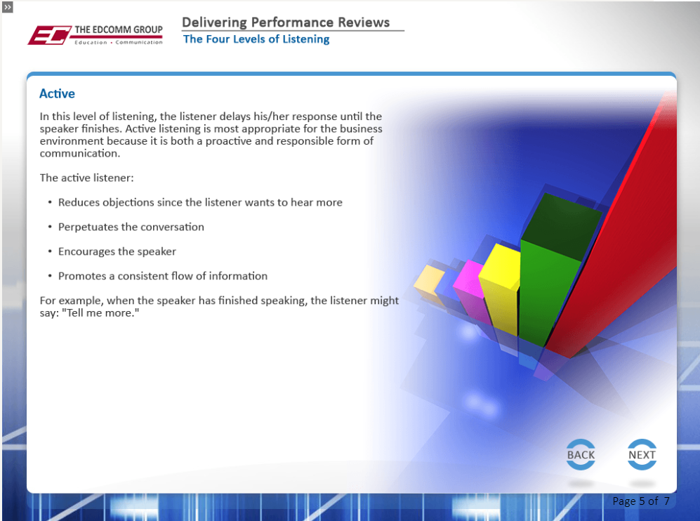 Delivering Performance Reviews - eBSI Export Academy