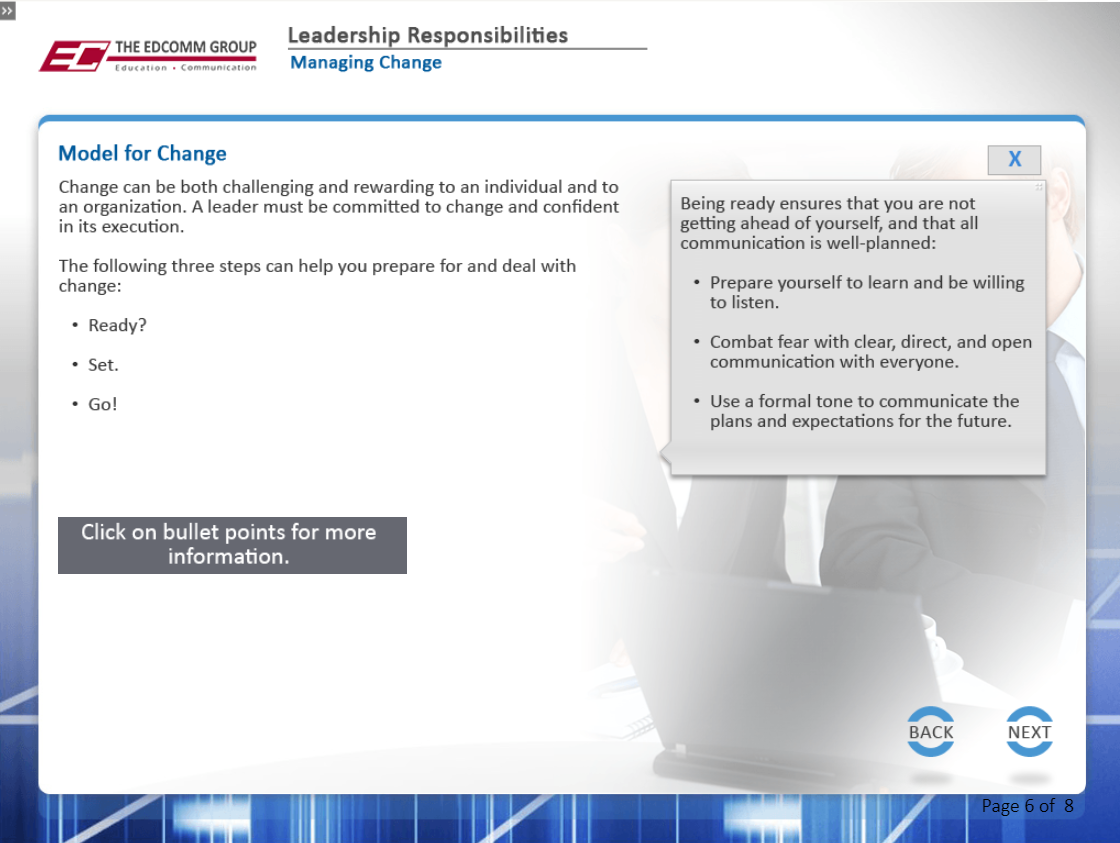 Leadership Responsibilities - eBSI Export Academy