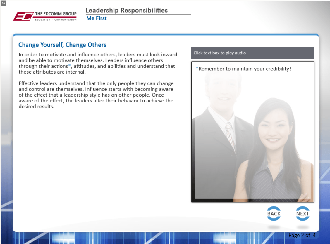 Leadership Responsibilities - eBSI Export Academy