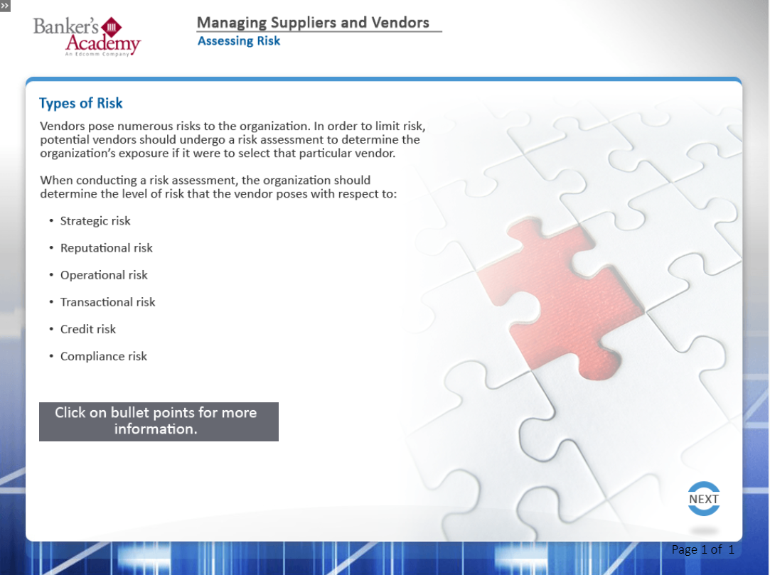 Managing Suppliers and Vendors - eBSI Export Academy