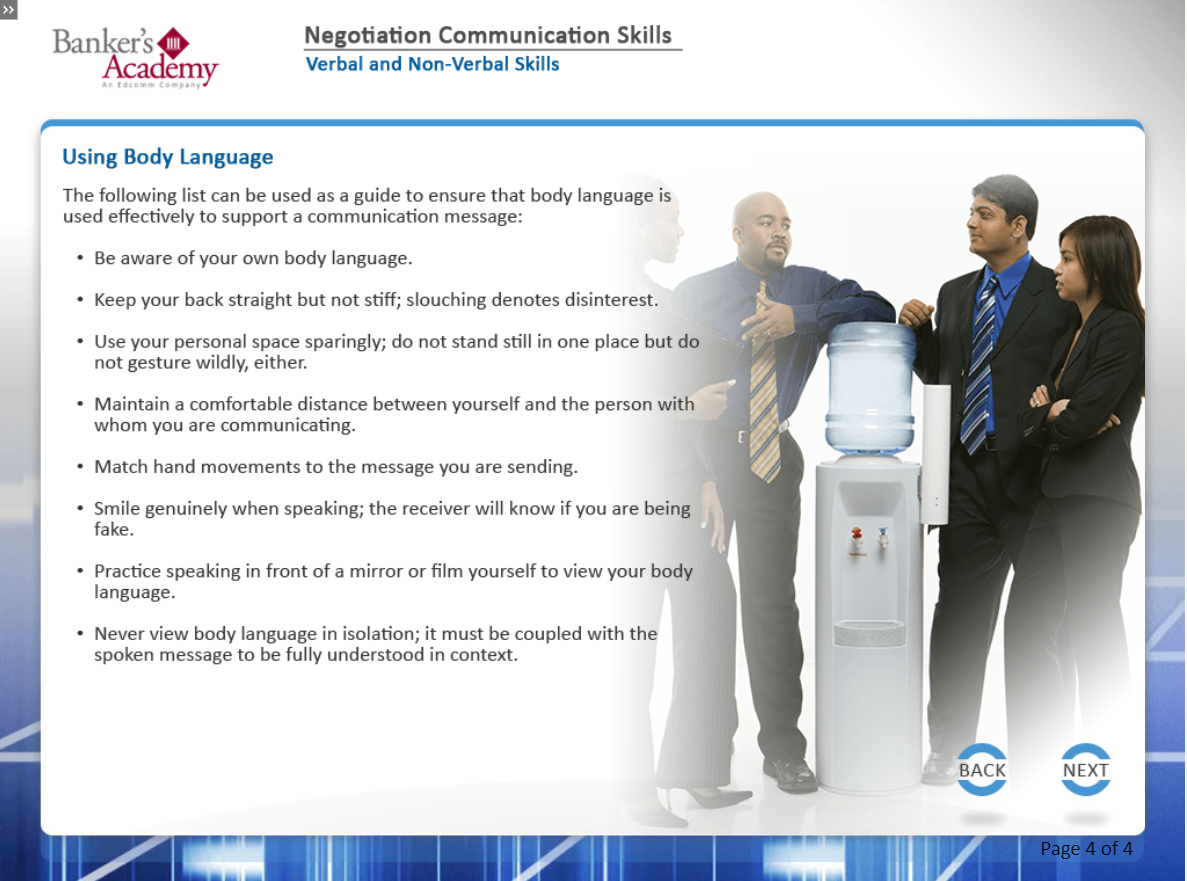 Negotiation Communication Skills - eBSI Export Academy