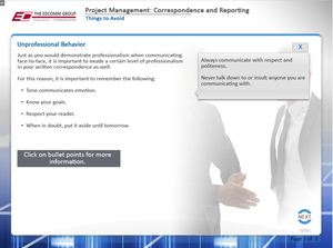 Project Management Correspondence & Reporting - eBSI Export Academy