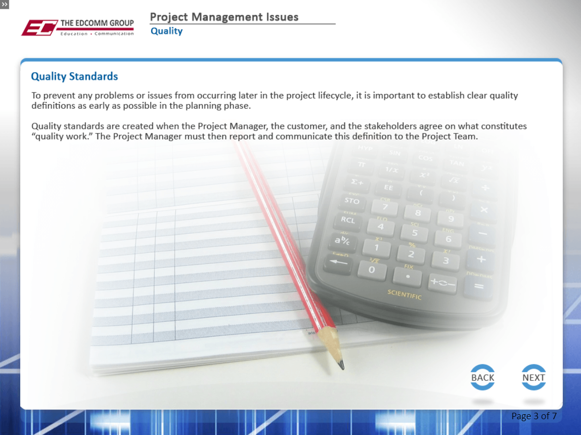 Project Management Issues - eBSI Export Academy