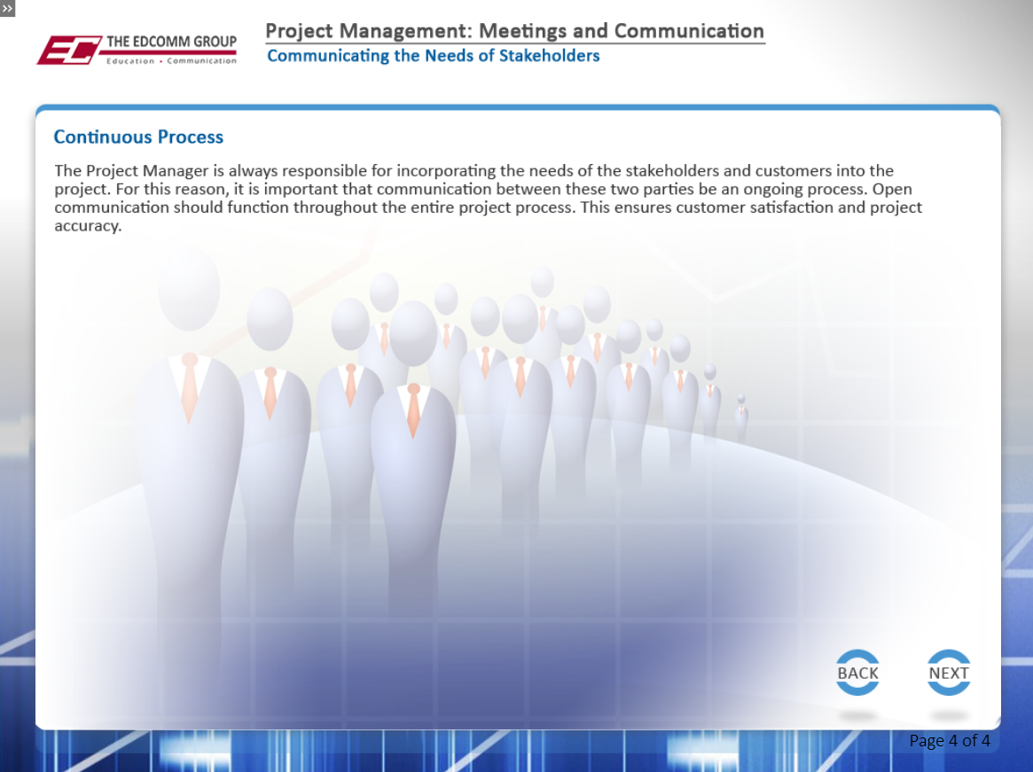Project Management Meeting Communications - eBSI Export Academy