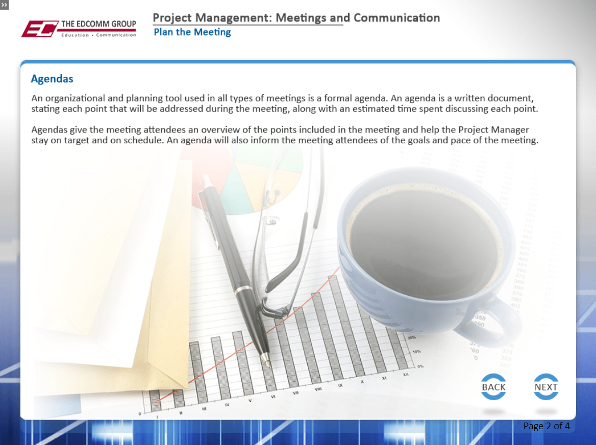 Project Management Meeting Communications - eBSI Export Academy
