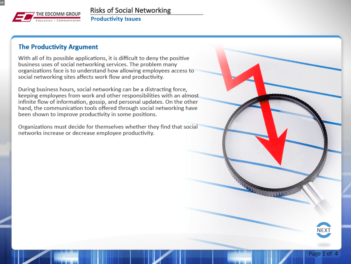 Risks of Social Networking – eBSI Export Academy