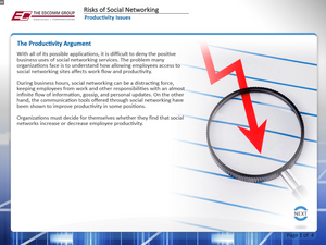 Risks of Social Networking - eBSI Export Academy