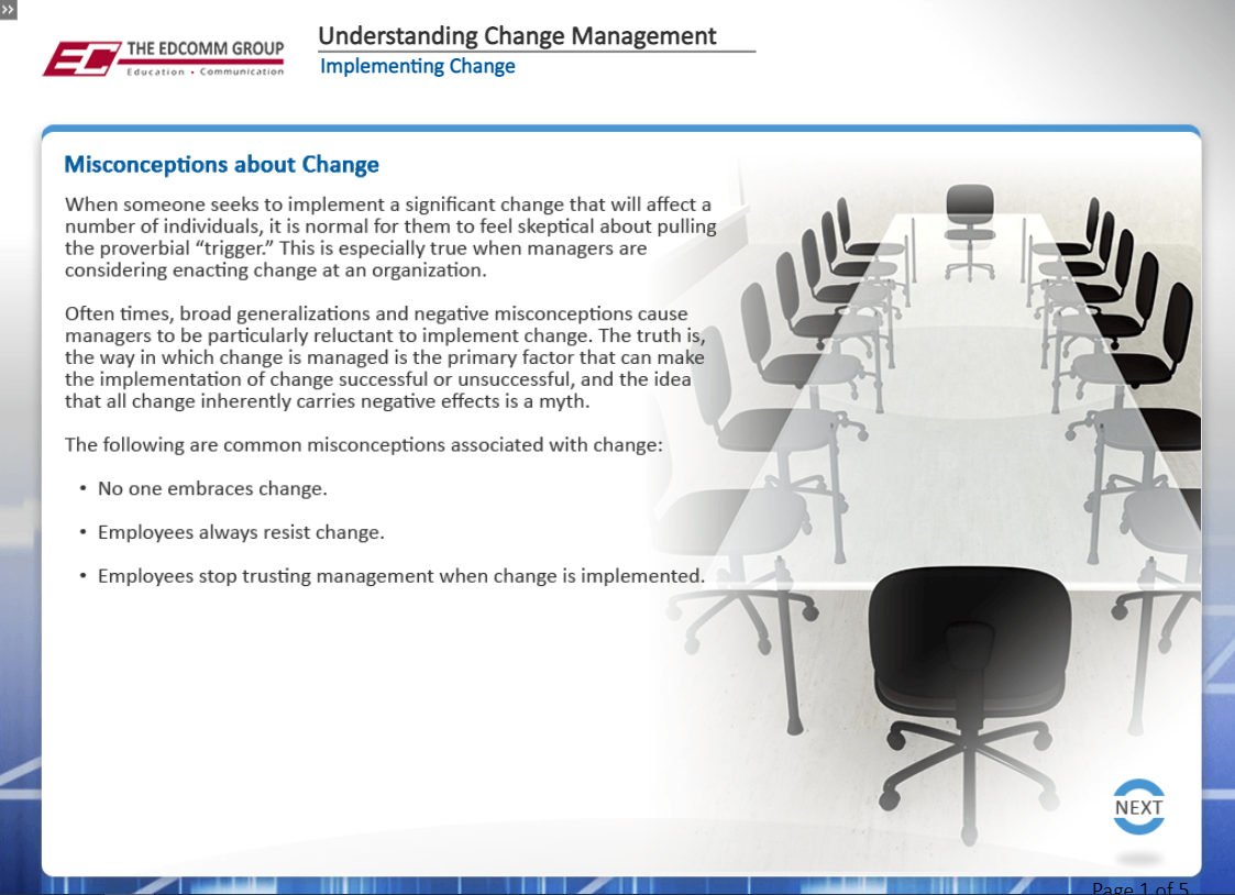 Understanding Change Management - eBSI Export Academy