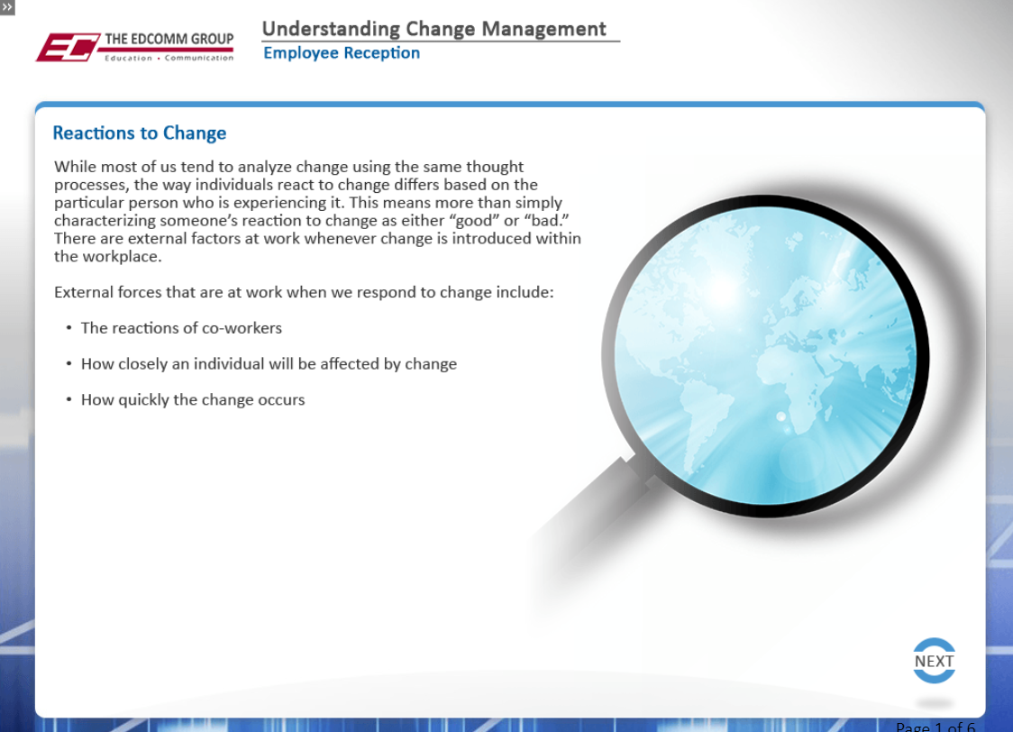 Understanding Change Management - eBSI Export Academy