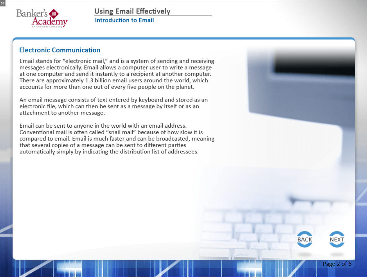 Using E-Email Effectively - eBSI Export Academy