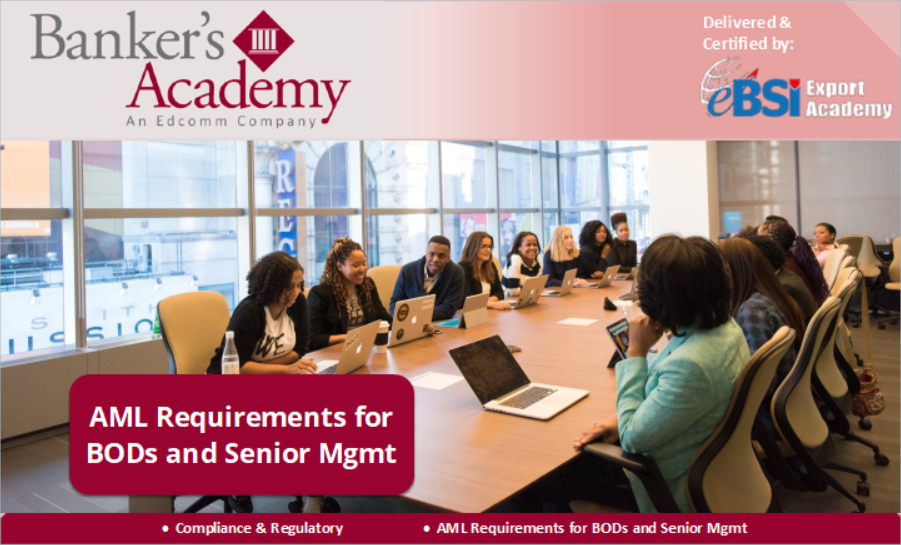 AML Requirements for Board of Directors and Senior Management - eBSI Export Academy