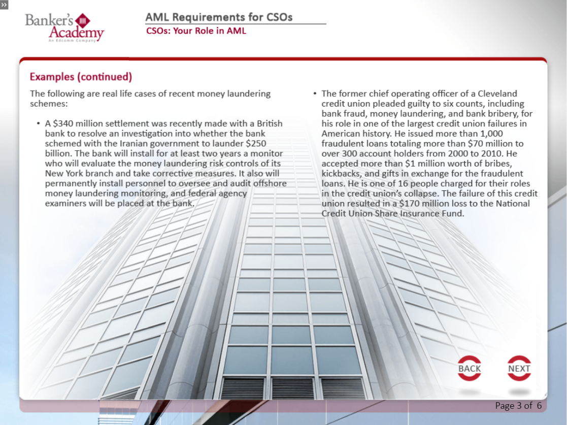 AML Requirements for CSOs - eBSI Export Academy
