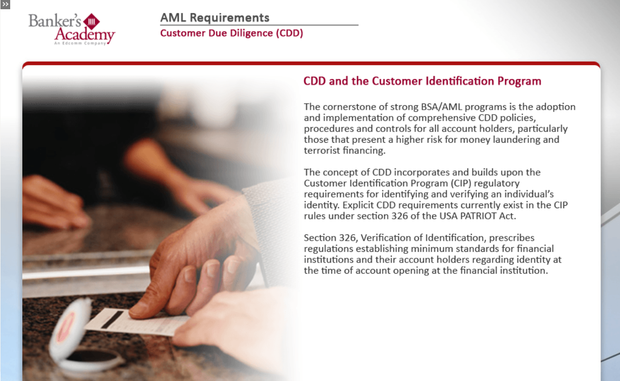 AML Requirements for Lenders - eBSI Export Academy