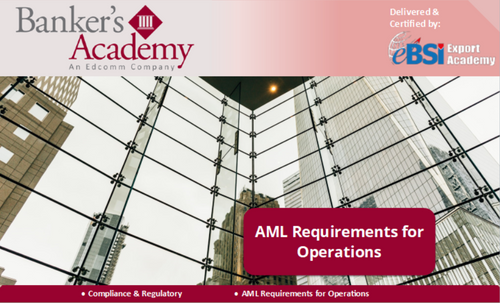 AML Requirements for Operations - eBSI Export Academy