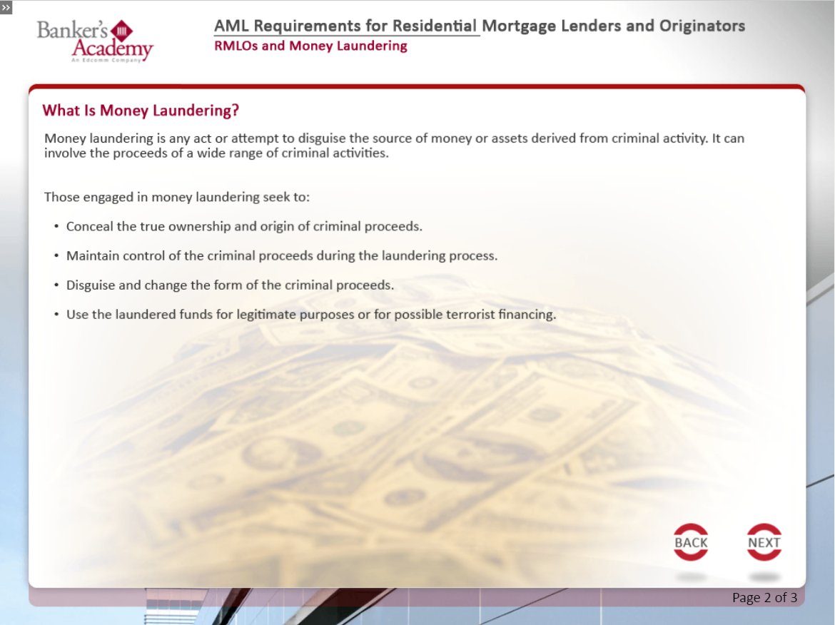 AML Requirements for RMLOs - eBSI Export Academy