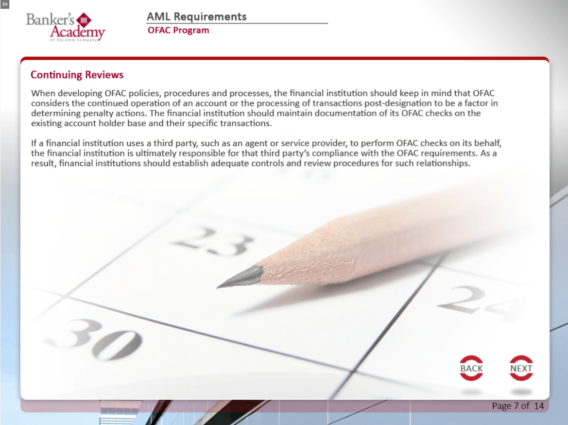 AML Requirements for Universal Bankers - eBSI Export Academy