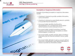 AML Requirements for Tellers - eBSI Export Academy