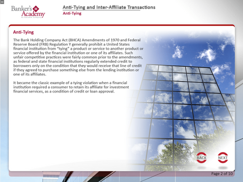 Anti Tying Inter Affiliate Transactions - eBSI Export Academy