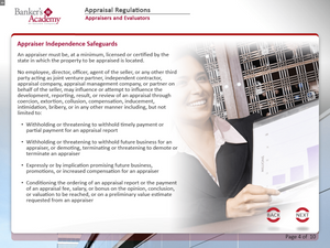 Appraisal Regulations - eBSI Export Academy