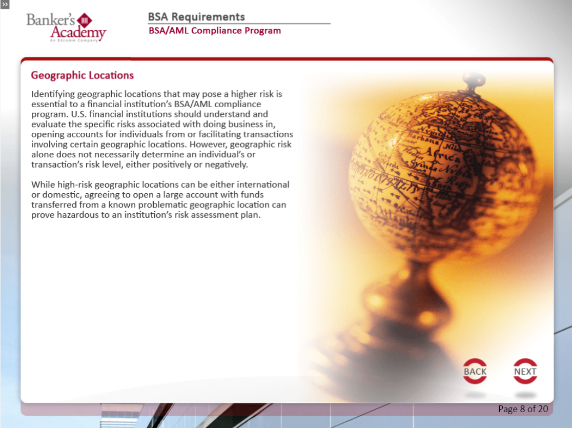 Bank Secrecy Act Requirements - eBSI Export Academy