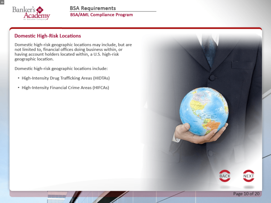 BSA Requirements for BODs and Senior Mgmt - eBSI Export Academy