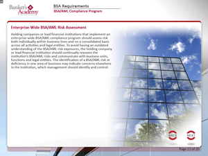 BSA Requirements for Compliance Staff - eBSI Export Academy