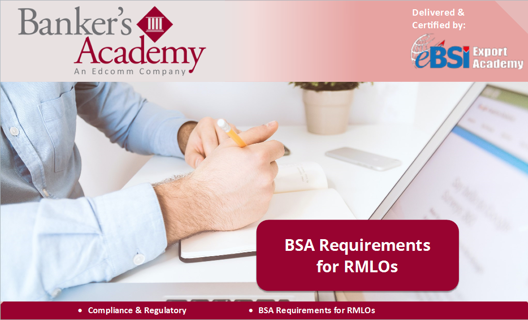 BSA Requirements for RMLOs - eBSI Export Academy