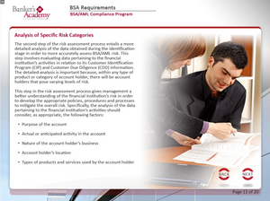 BSA Requirements for Universal Bankers - eBSI Export Academy