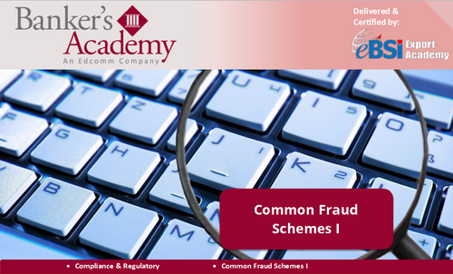 Common Fraud Schemes I - eBSI Export Academy