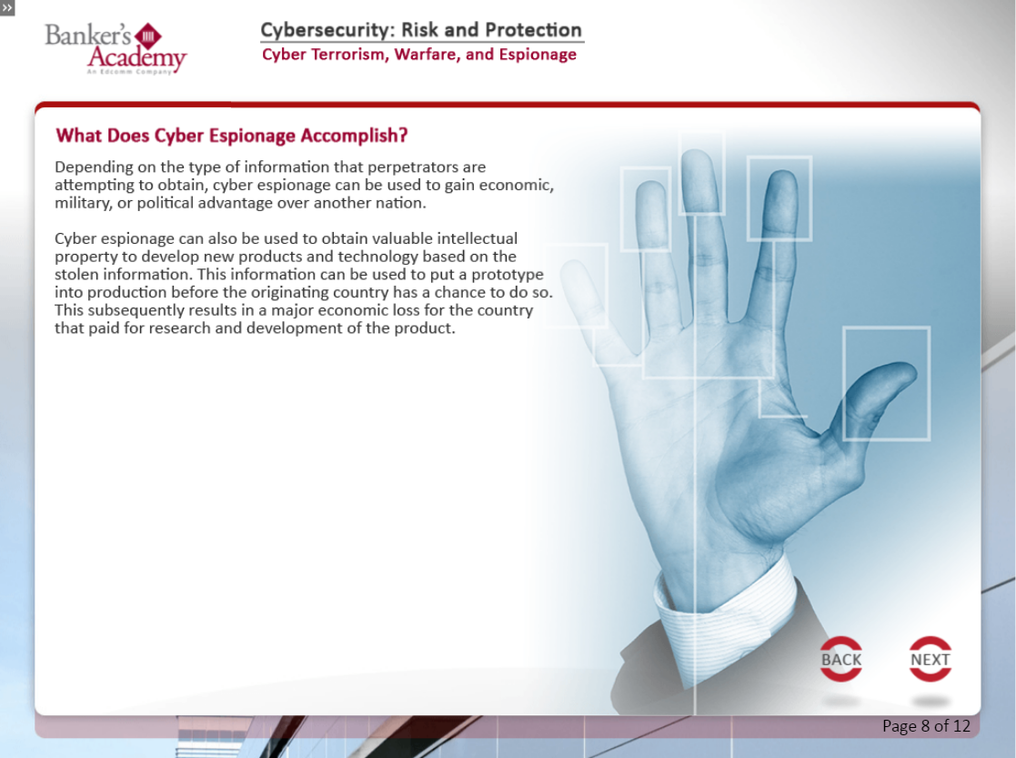 Cybersecurity Risk and Protection - eBSI Export Academy