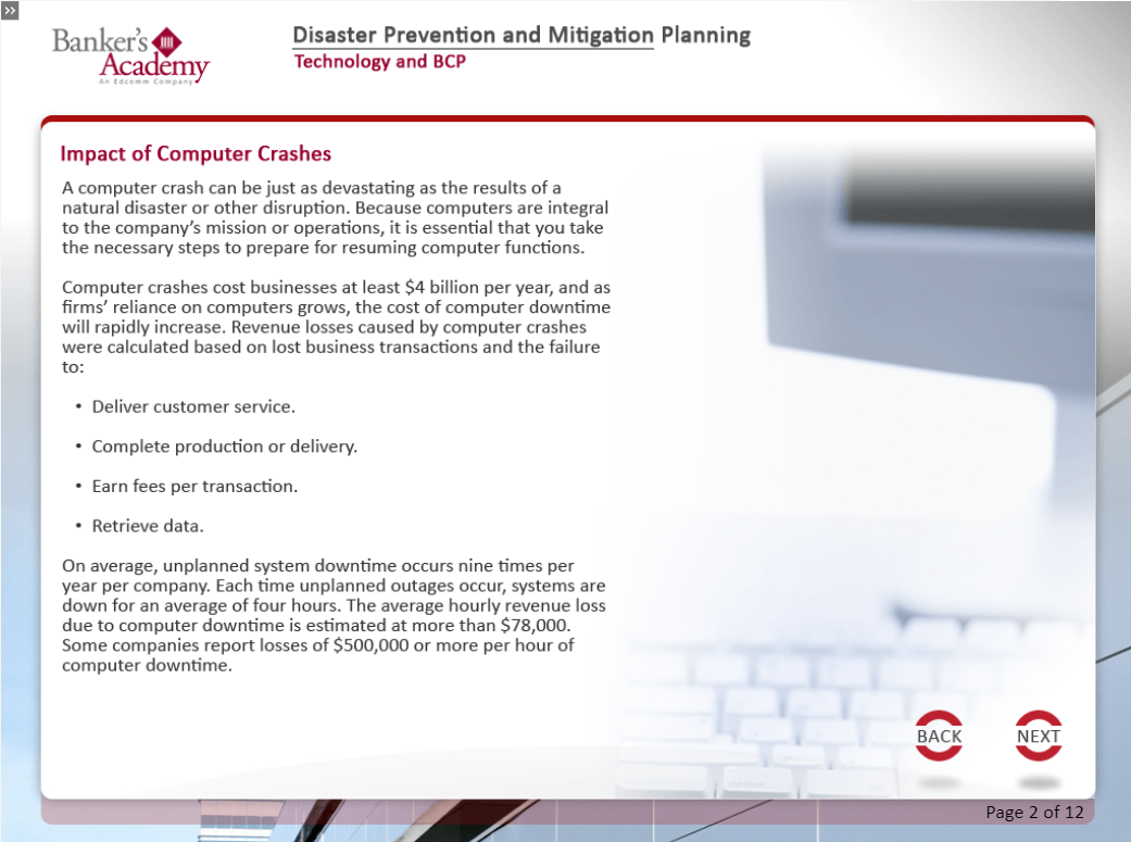 Disaster Prevention and Mitigation Planning - eBSI Export Academy