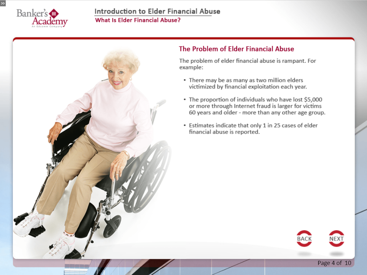 Elder Financial Abuse - eBSI Export Academy