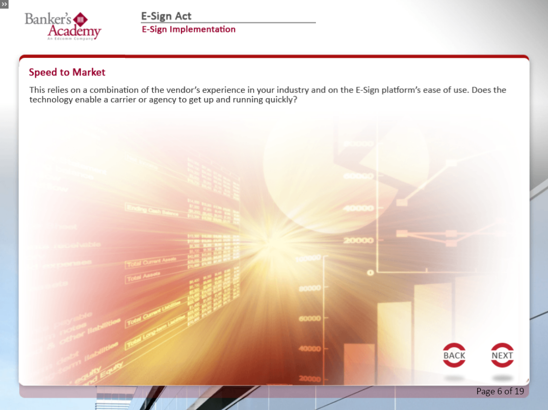 E-Sign Act - eBSI Export Academy