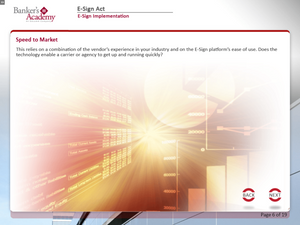 E-Sign Act - eBSI Export Academy