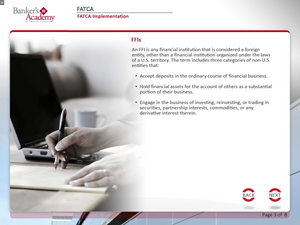 Foreign Account Tax Compliance Act - FATCA - eBSI Export Academy