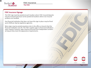 Federal Deposit Insurance Corporation - FDIC Insurance - eBSI Export Academy