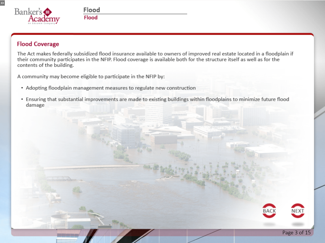 Flood - eBSI Export Academy