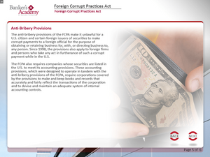 Foreign Corrupt Practices Act - eBSI Export Academy