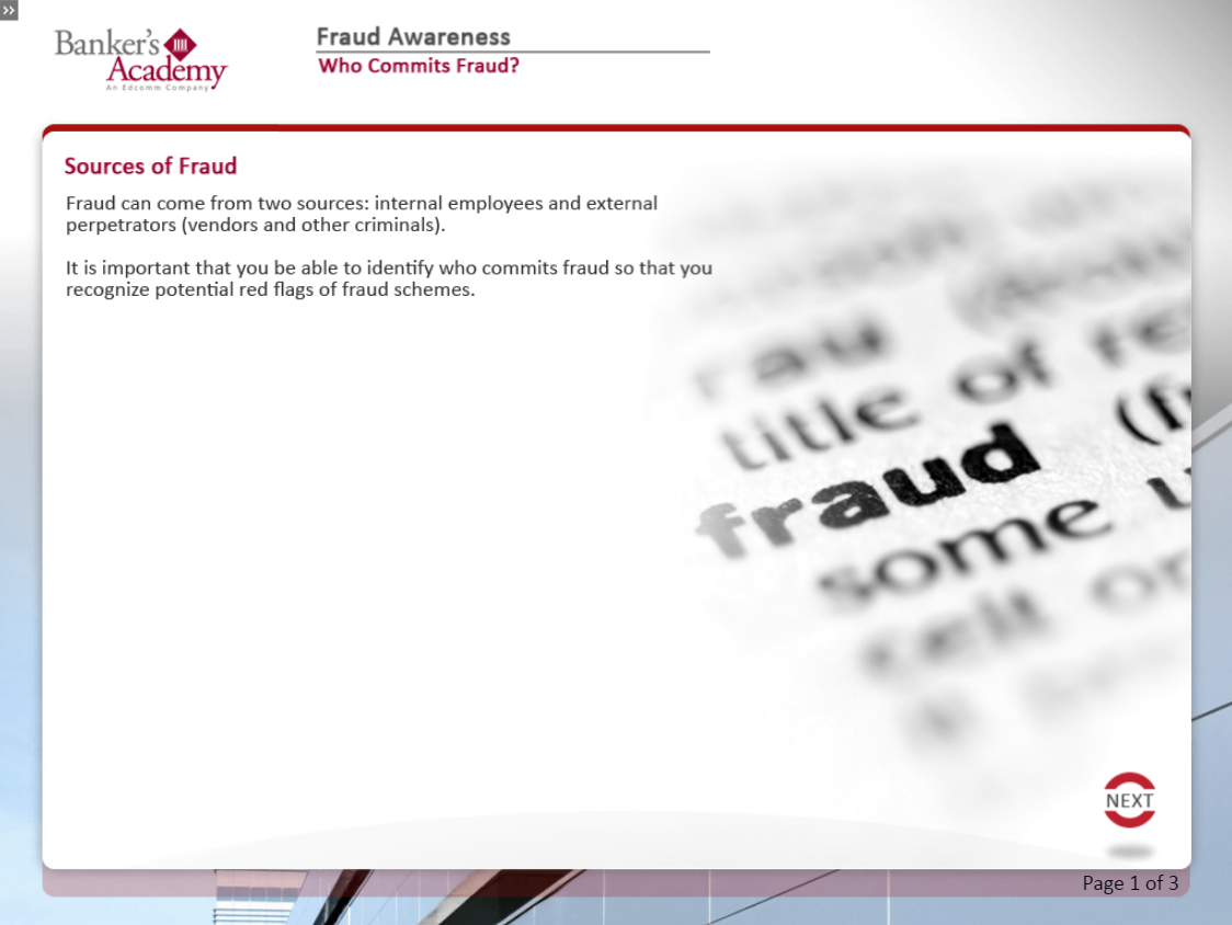 Fraud Awareness - eBSI Export Academy