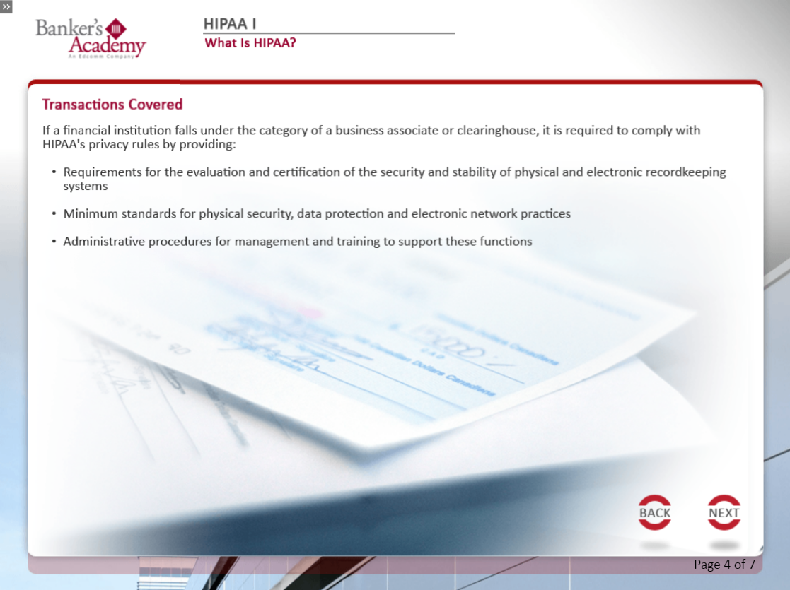 HIPAA I - eBSI Export Academy