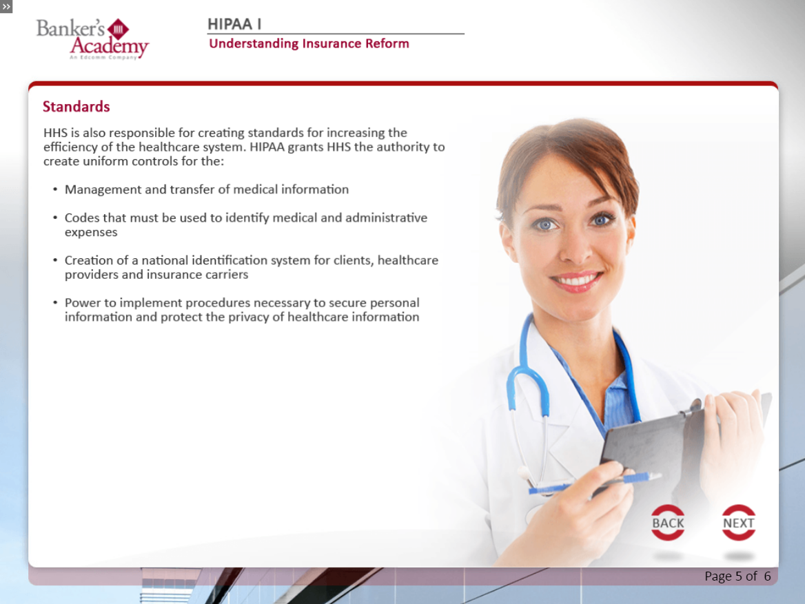 HIPAA I - eBSI Export Academy