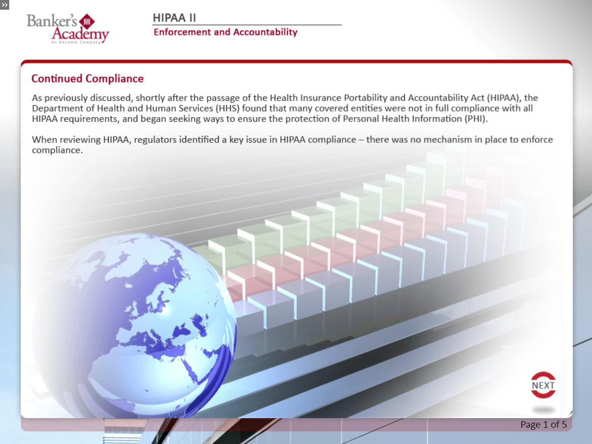 HIPAA II - eBSI Export Academy