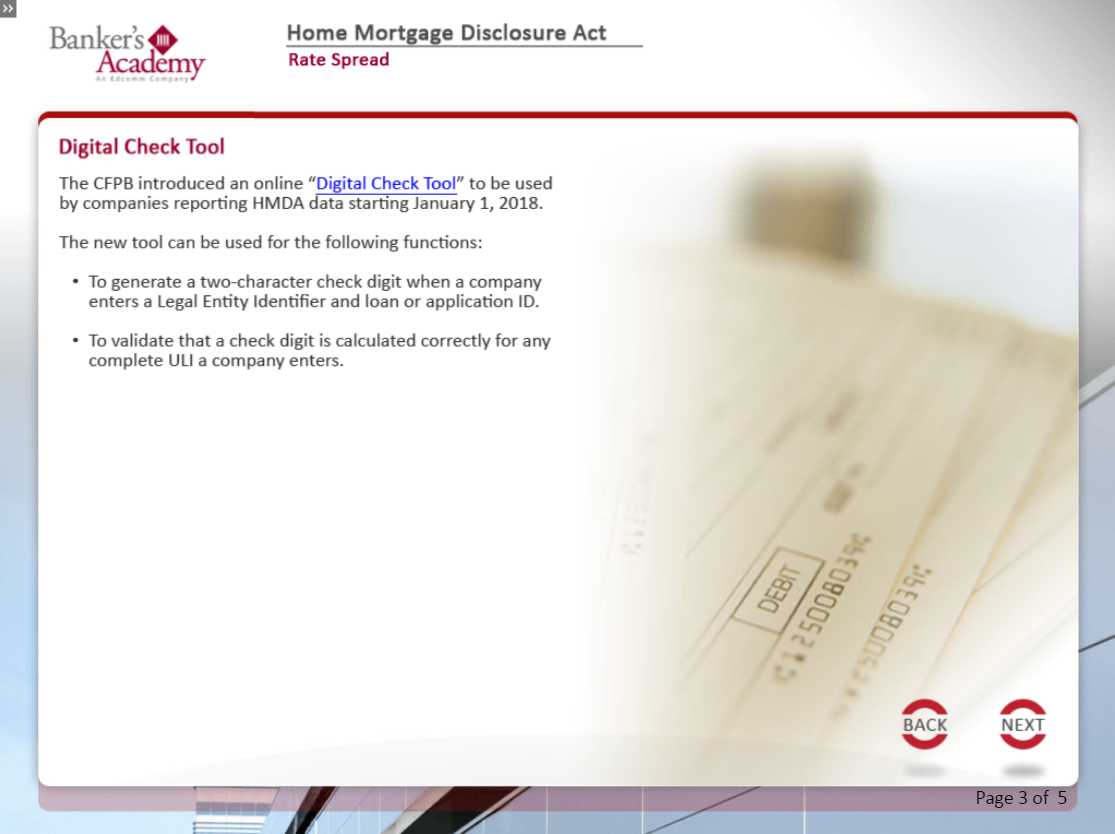 Home Mortgage Disclosure Act - eBSI Export Academy